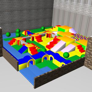 foam foam motor skills parcourse 1