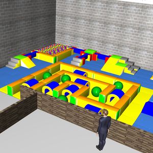 foam foam motor skills parcourse 1