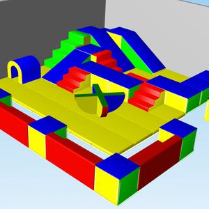 foam foam motor skills parcourse 1
