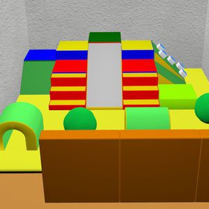 foam foam motor skills parcourse 1