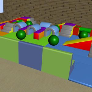 foam foam motor skills parcourse 1