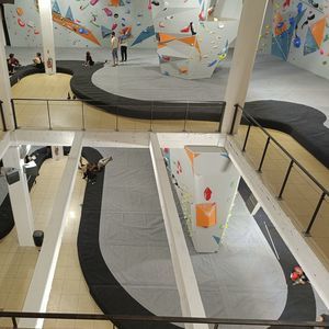 indoor climbing wall landing mat