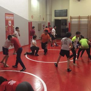 wrestling mat