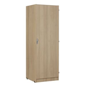 contemporary wardrobe / melamine / with swing doors / commercial