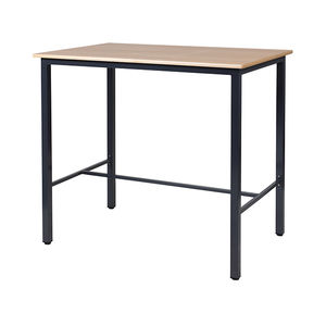 contemporary high bar table / polyethylene / steel base / rectangular