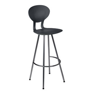 contemporary stool / steel / polyurethane / for restaurants