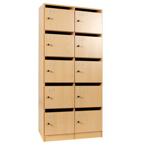melamine left-luggage locker
