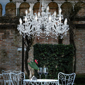 classic chandelier / crystal / methacrylate / LED