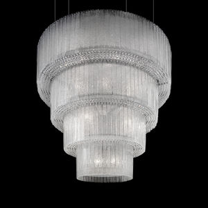 traditional chandelier / Venetian glass / incandescent / commercial