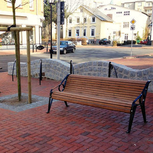 traditional public bench