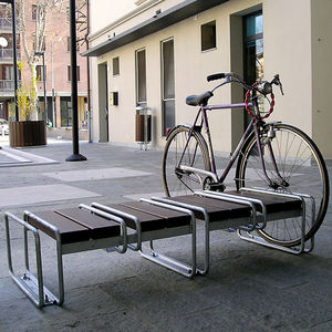 floor-mounted bike rack