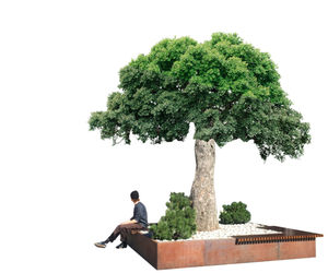 wooden planter