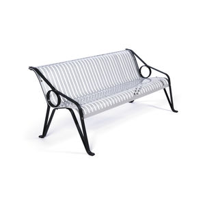 traditional public bench