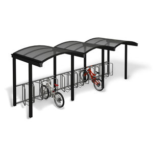 steel cycle shelter