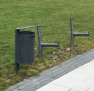 public trash can