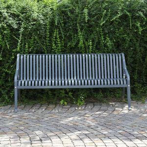 contemporary public bench