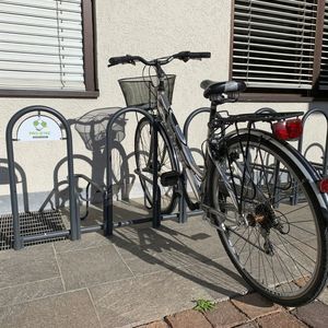 floor-mounted bike rack