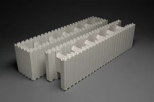 polystyrene block house