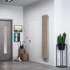 hot water radiator / steel / contemporary / wall-mounted