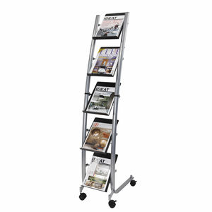 self-supporting brochures rack