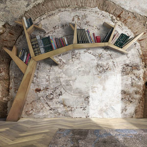 wall-mounted bookcase