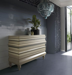 contemporary chest of drawers / lacquered wood / custom
