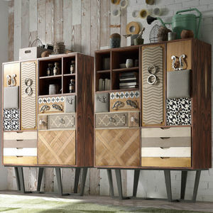 high sideboard / contemporary / wooden / modular