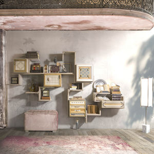 wall-mounted shelves
