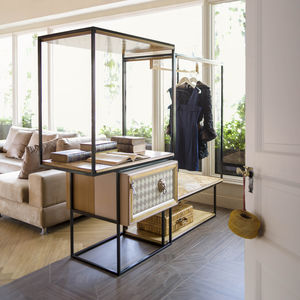contemporary entryway cabinet