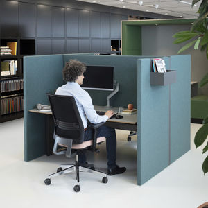 floor-mounted office divider