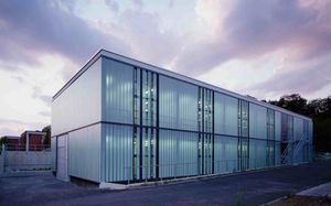 glass solar shading / for facade