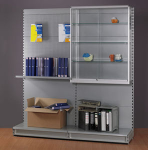 supermarket gondola shelving