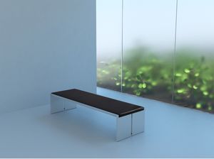 contemporary garden bench