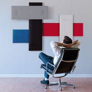 wall-mounted sound-absorbing panel