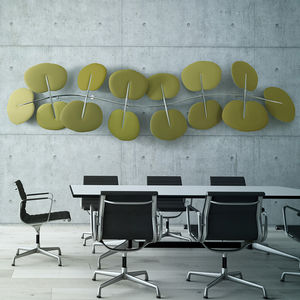 wall-mounted sound-absorbing panel