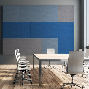 wall-mounted sound-absorbing panel