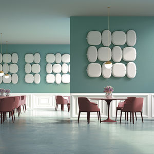 wall-mounted sound-absorbing panel