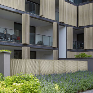 expanded sheet metal / carbon steel / aluminum / for facade cladding