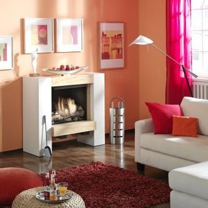 bioethanol fireplace / contemporary / open hearth / free-standing
