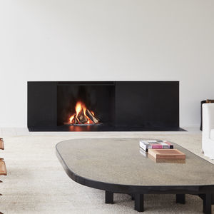 contemporary fireplace