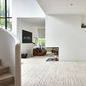 wood-burning fireplace