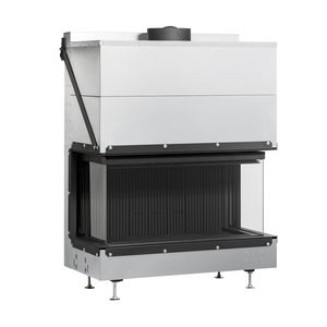 wood-burning fireplace