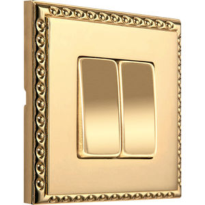 light switch / push-button / recessed / double