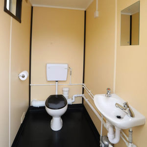 sanitary facility container building