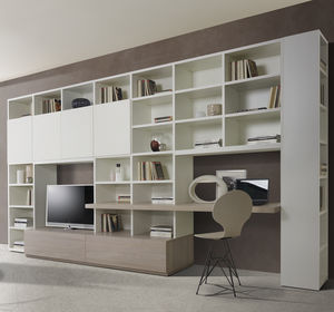 contemporary TV wall unit