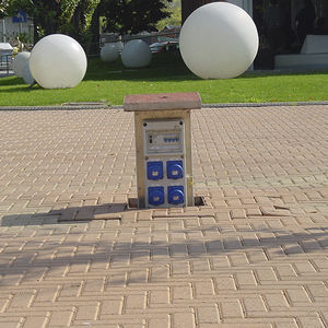 electrical distribution bollard