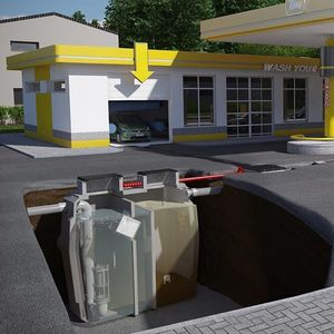 reinforced concrete oil separator