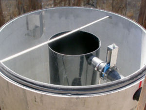 wastewater treatment tank