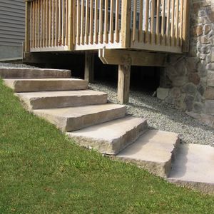 concrete step