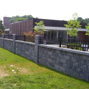 fence with bars